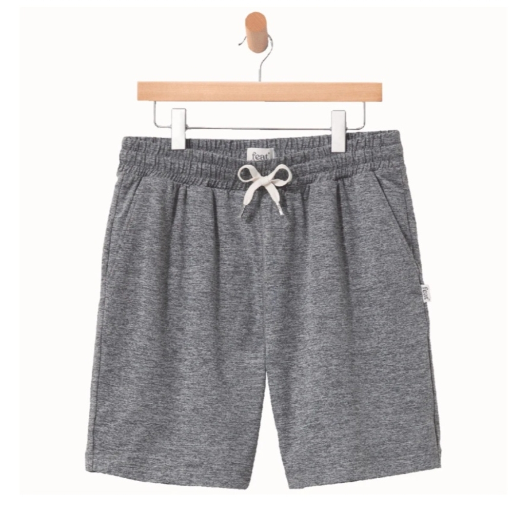NWT Feat Men's Heather Grey FlowTech Roam Short Small